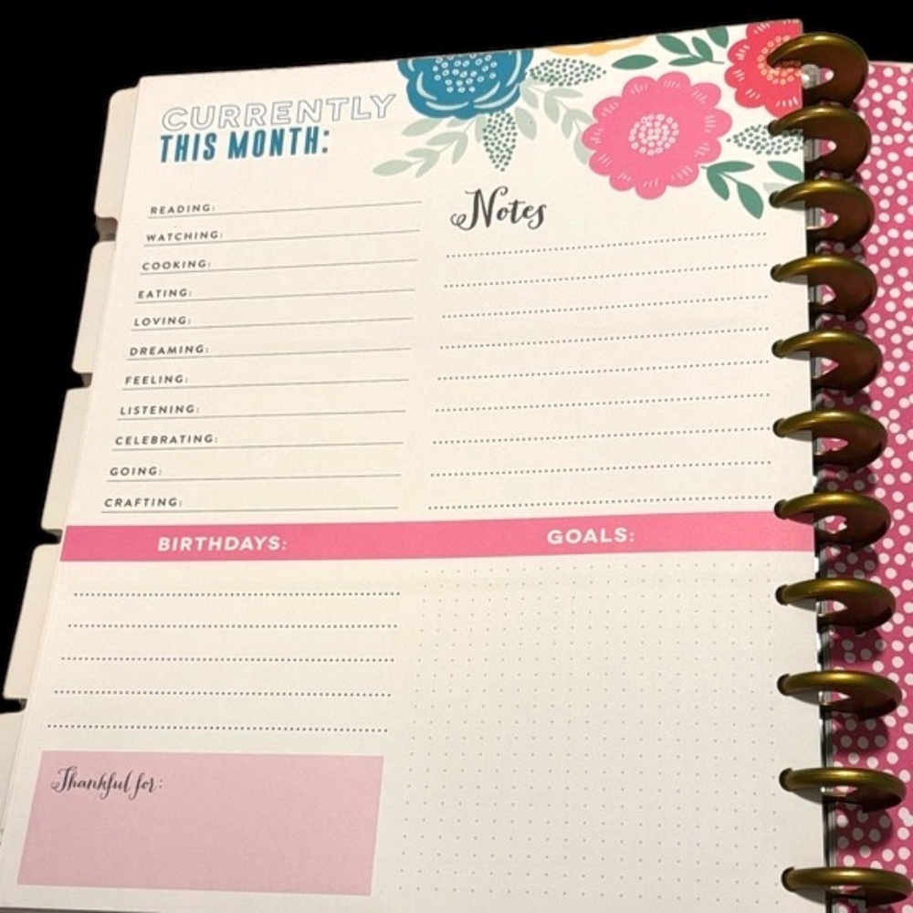 NWOT-The Happy Planner Create 365 Gray Cover - Picture 4 of 12